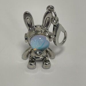 Astronaut Bunny Bag Charm Pendant Keychain